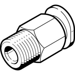 QBM-1/8-1/8-U raccord enfichable