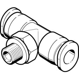 QBMT-10-32-UNF-5/32-U raccord enfichable en T