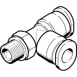 QBMTL-10-32-UNF-1/4-U raccord enfichable en T