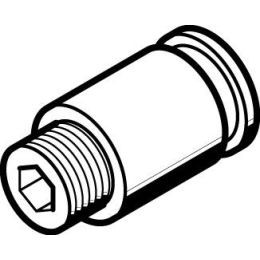 QB-10-32-UNF-3/16-I-U raccord enfichable