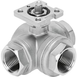 VZBE-11/2-T-63-F-3L-F0507-V15V15 robinet à boisseau sphérique