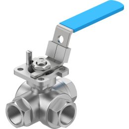 VZBE-1/2-T-63-F-3L-F04-M-V15V15 robinet à boisseau sphérique