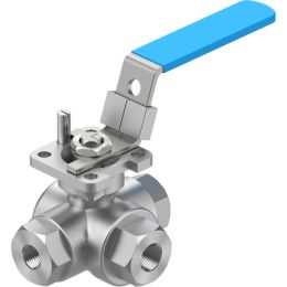 VZBE-1/4-T-63-F-3L-F04-M-V15V15 robinet à boisseau sphérique