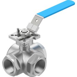 VZBE-11/2-T-63-F-3L-F0507-M-V15V15 robinet à boisseau sphérique