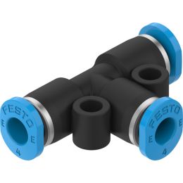 NPQE-T-Q4-E-F1A-P10 Push-in t-conn.