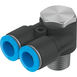 QSYLV-1/4-8 raccord banjo Y