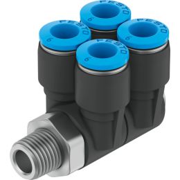 QSLV4-1/4-8 raccord banjo multiple