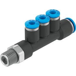 QST3-1/4-8-6 raccord banjo multiple