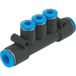 QST3-8-6 raccord banjo multiple