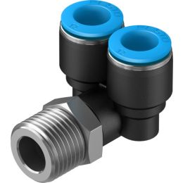 QSYL-1/4-1/4-U raccord enfichable en T