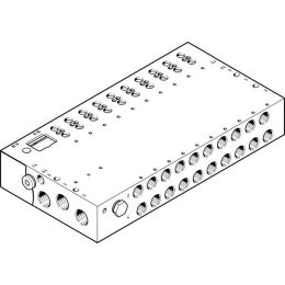 VABM-L1-18W-G38-6-G barrette de raccordement
