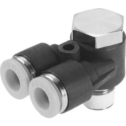 QSYLV-1/8-1/4-U raccord enfichable en T